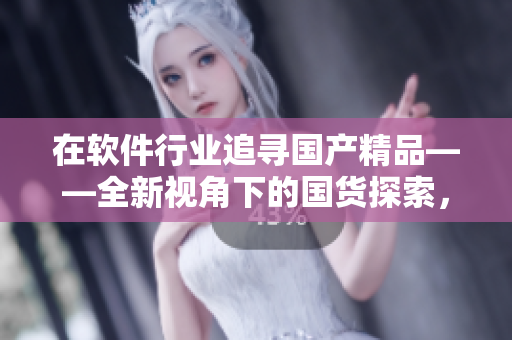 在軟件行業(yè)追尋國產(chǎn)精品——全新視角下的國貨探索，不止局限于海角天涯