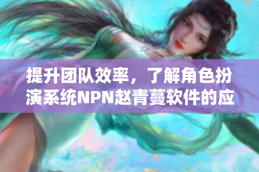 提升團(tuán)隊(duì)效率，了解角色扮演系統(tǒng)NPN趙青蔓軟件的應(yīng)用