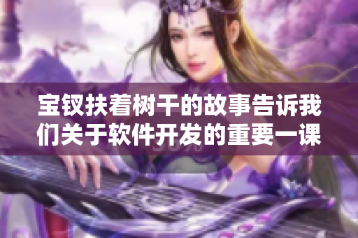寶釵扶著樹干的故事告訴我們關(guān)于軟件開發(fā)的重要一課