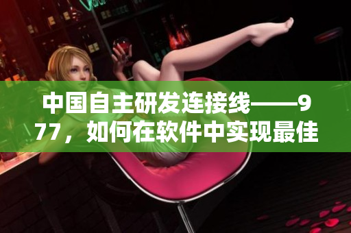 中國自主研發(fā)連接線——977，如何在軟件中實(shí)現(xiàn)最佳連接效果？