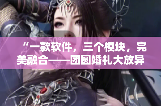 “一款軟件，三個模塊，完美融合——團(tuán)圓婚禮大放異彩！”