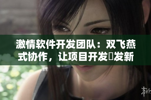 激情軟件開(kāi)發(fā)團(tuán)隊(duì)：雙飛燕式協(xié)作，讓項(xiàng)目開(kāi)發(fā)煥發(fā)新生