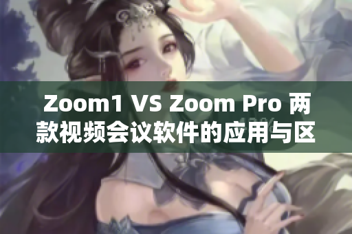 Zoom1 VS Zoom Pro 兩款視頻會議軟件的應用與區(qū)別