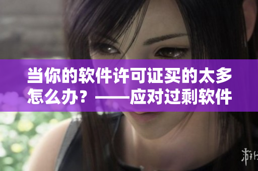 當(dāng)你的軟件許可證買的太多怎么辦？——應(yīng)對過剩軟件許可證的解決方法