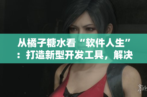 從橘子糖水看“軟件人生”：打造新型開發(fā)工具，解決軟件產(chǎn)品開發(fā)難點