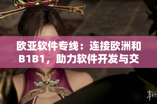 歐亞軟件專線：連接歐洲和B1B1，助力軟件開發(fā)與交流。