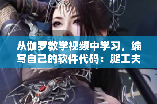 從伽羅教學視頻中學習，編寫自己的軟件代碼：腿工夫踐行指南
