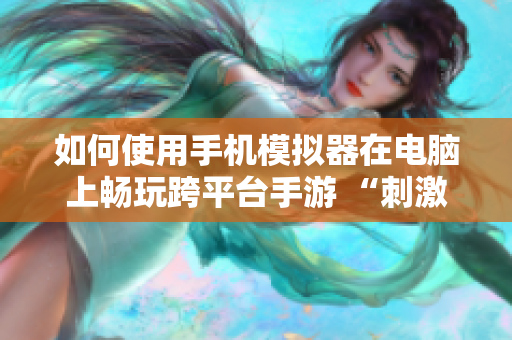 如何使用手機模擬器在電腦上暢玩跨平臺手游 “刺激戰(zhàn)場”？