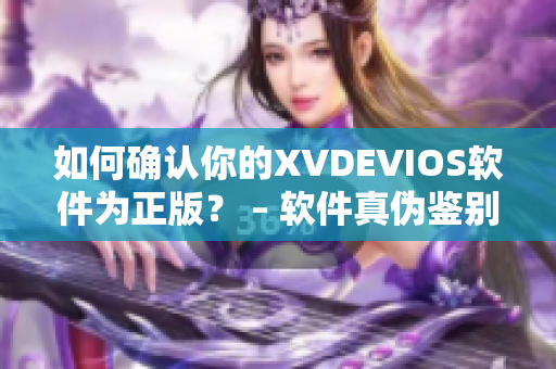 如何確認(rèn)你的XVDEVIOS軟件為正版？ – 軟件真?zhèn)舞b別指南