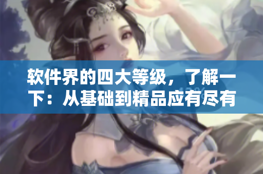 軟件界的四大等級，了解一下：從基礎(chǔ)到精品應(yīng)有盡有