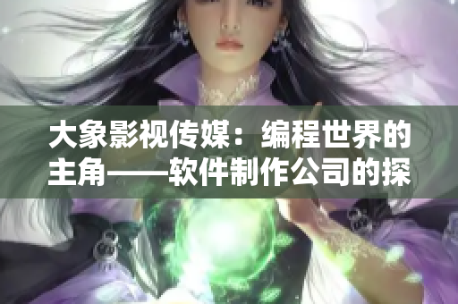 大象影視傳媒：編程世界的主角——軟件制作公司的探索與創(chuàng)新