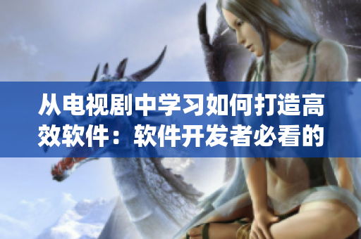從電視劇中學(xué)習(xí)如何打造高效軟件：軟件開發(fā)者必看的《暗衛(wèi)營(yíng)大型hpn》