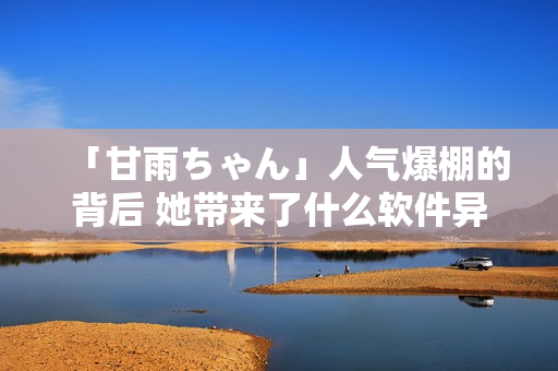 「甘雨ちゃん」人氣爆棚的背后 她帶來了什么軟件異象？