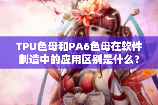 TPU色母和PA6色母在軟件制造中的應用區(qū)別是什么？——重要性解析