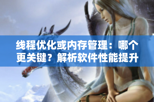 線程優(yōu)化或內(nèi)存管理：哪個更關(guān)鍵？解析軟件性能提升的關(guān)鍵因素