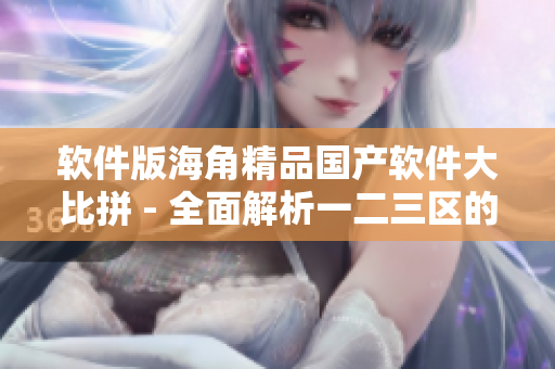 軟件版海角精品國(guó)產(chǎn)軟件大比拼 - 全面解析一二三區(qū)的區(qū)別