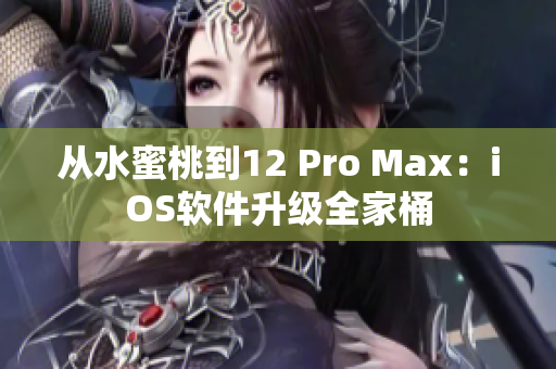 從水蜜桃到12 Pro Max：iOS軟件升級全家桶
