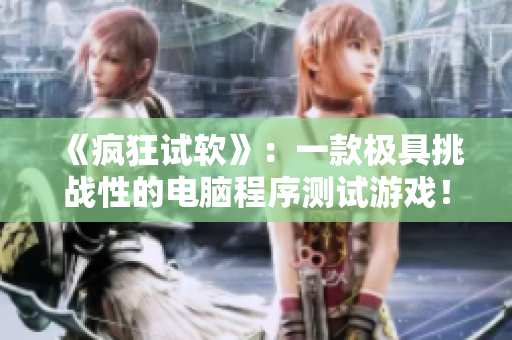 《瘋狂試軟》：一款極具挑戰(zhàn)性的電腦程序測(cè)試游戲！