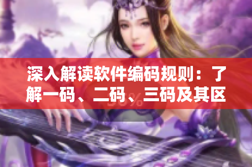 深入解讀軟件編碼規(guī)則：了解一碼、二碼、三碼及其區(qū)別