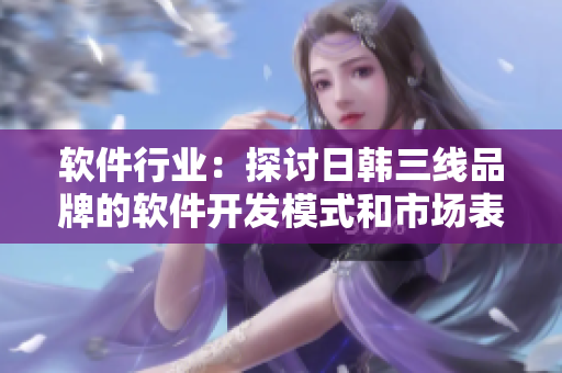 軟件行業(yè)：探討日韓三線品牌的軟件開發(fā)模式和市場表現(xiàn)