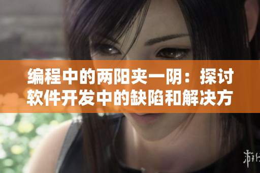 編程中的兩陽夾一陰：探討軟件開發(fā)中的缺陷和解決方案