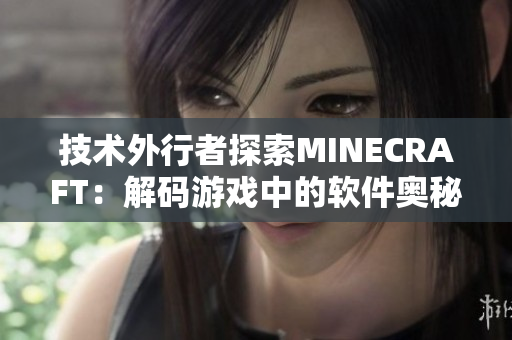 技術外行者探索MINECRAFT：解碼游戲中的軟件奧秘