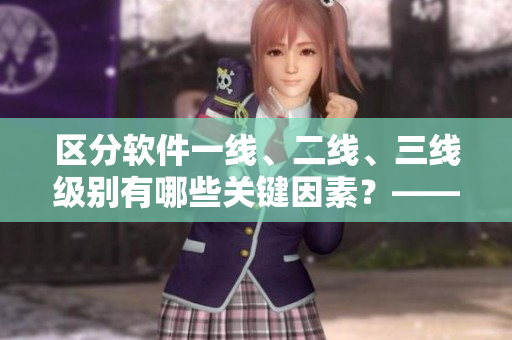 區(qū)分軟件一線、二線、三線級(jí)別有哪些關(guān)鍵因素？——軟件行業(yè)分級(jí)解析
