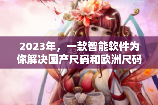 2023年，一款智能軟件為你解決國產(chǎn)尺碼和歐洲尺碼表的問題