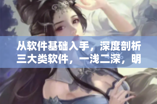 從軟件基礎(chǔ)入手，深度剖析三大類(lèi)軟件，一淺二深，明洞通幽