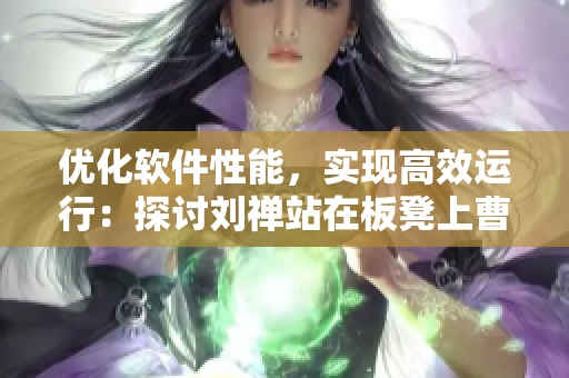 優(yōu)化軟件性能，實(shí)現(xiàn)高效運(yùn)行：探討劉禪站在板凳上曹安琪拉的啟示