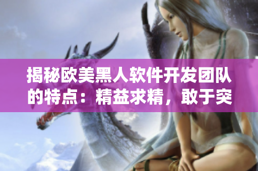 揭秘歐美黑人軟件開(kāi)發(fā)團(tuán)隊(duì)的特點(diǎn)：精益求精，敢于突破傳統(tǒng)