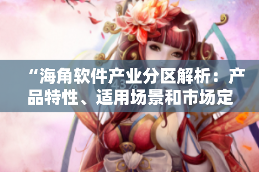 “海角軟件產(chǎn)業(yè)分區(qū)解析：產(chǎn)品特性、適用場景和市場定位一覽”