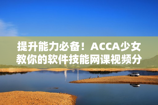 提升能力必備！ACCA少女教你的軟件技能網(wǎng)課視頻分享