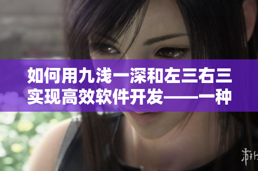 如何用九淺一深和左三右三實現(xiàn)高效軟件開發(fā)——一種新的搭配方式