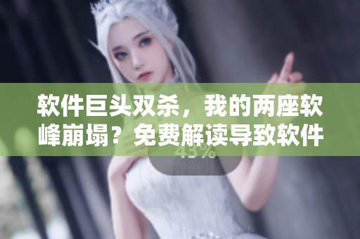 軟件巨頭雙殺，我的兩座軟峰崩塌？免費解讀導致軟件坍塌的原因！