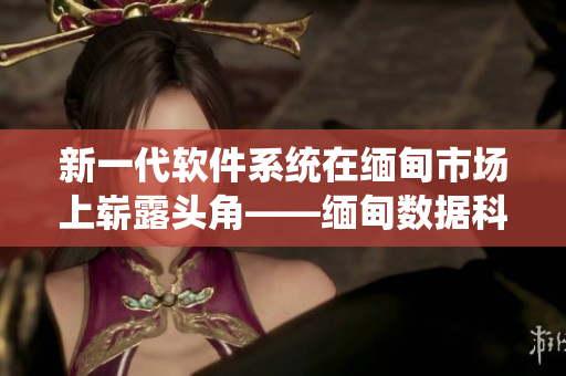 新一代軟件系統(tǒng)在緬甸市場上嶄露頭角——緬甸數(shù)據(jù)科技新聞分析