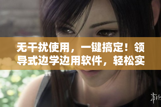 無(wú)干擾使用，一鍵搞定！領(lǐng)導(dǎo)式邊學(xué)邊用軟件，輕松實(shí)現(xiàn)高效工作