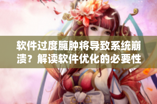 軟件過度臃腫將導致系統(tǒng)崩潰？解讀軟件優(yōu)化的必要性