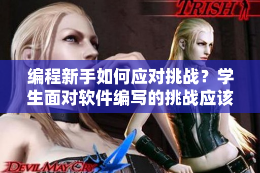 編程新手如何應對挑戰(zhàn)？學生面對軟件編寫的挑戰(zhàn)應該如何處理？