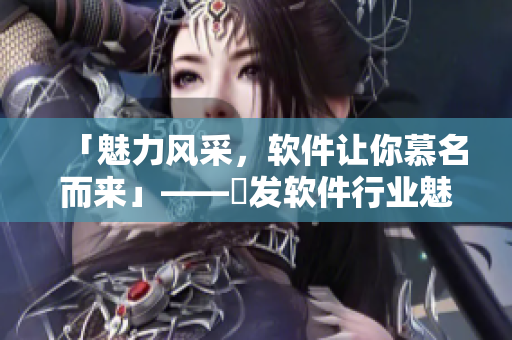 「魅力風(fēng)采，軟件讓你慕名而來(lái)」——煥發(fā)軟件行業(yè)魅力的突破口