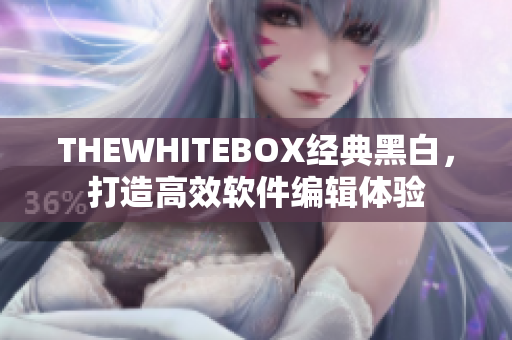 THEWHITEBOX經典黑白，打造高效軟件編輯體驗