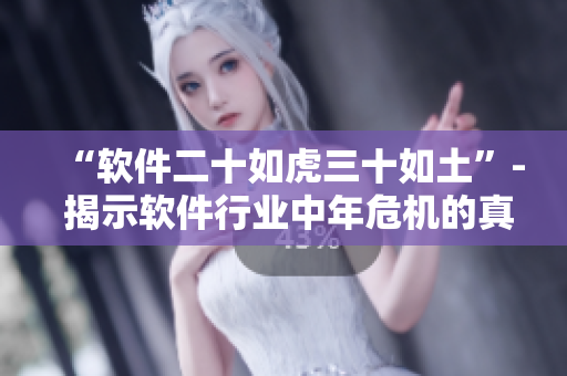 “軟件二十如虎三十如土”- 揭示軟件行業(yè)中年危機(jī)的真相