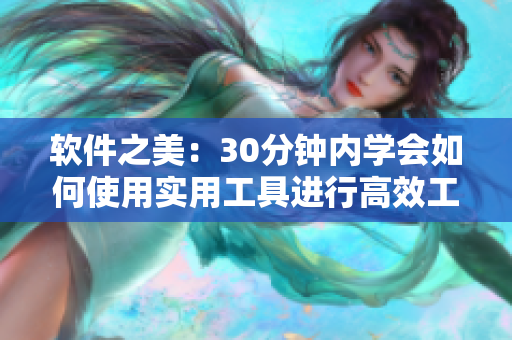 軟件之美：30分鐘內(nèi)學會如何使用實用工具進行高效工作