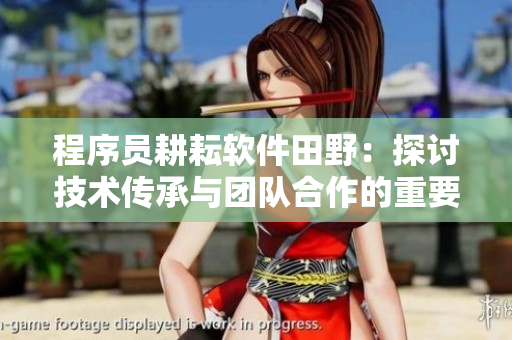 程序員耕耘軟件田野：探討技術(shù)傳承與團(tuán)隊(duì)合作的重要性
