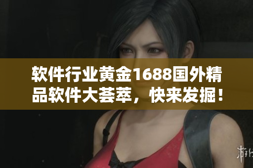 軟件行業(yè)黃金1688國外精品軟件大薈萃，快來發(fā)掘！