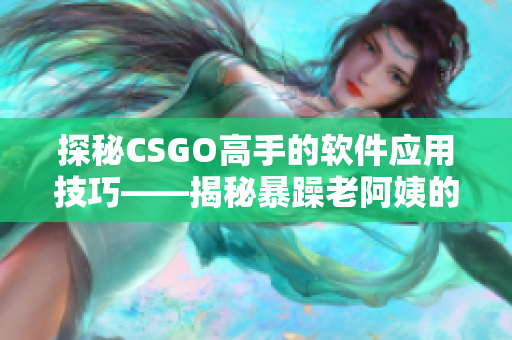 探秘CSGO高手的軟件應(yīng)用技巧——揭秘暴躁老阿姨的秘密利器