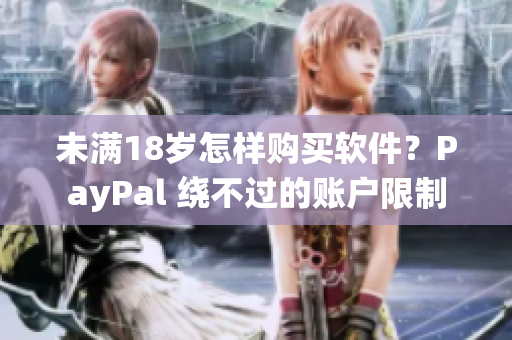 未滿18歲怎樣購買軟件？PayPal 繞不過的賬戶限制