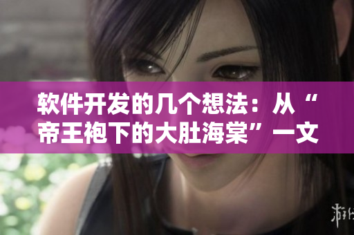 軟件開發(fā)的幾個想法：從“帝王袍下的大肚海棠”一文中獲得的靈感