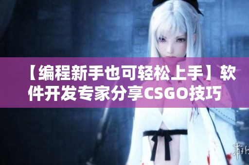 【編程新手也可輕松上手】軟件開(kāi)發(fā)專家分享CSGO技巧