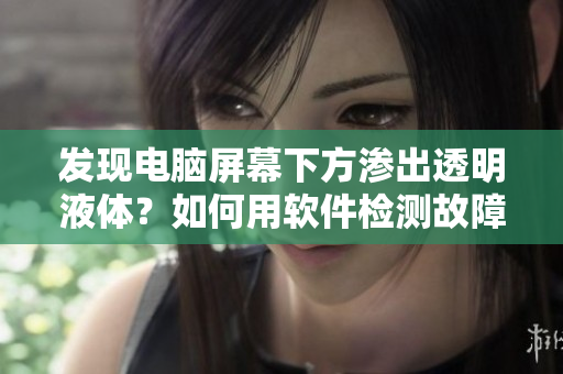 發(fā)現(xiàn)電腦屏幕下方滲出透明液體？如何用軟件檢測故障并解決